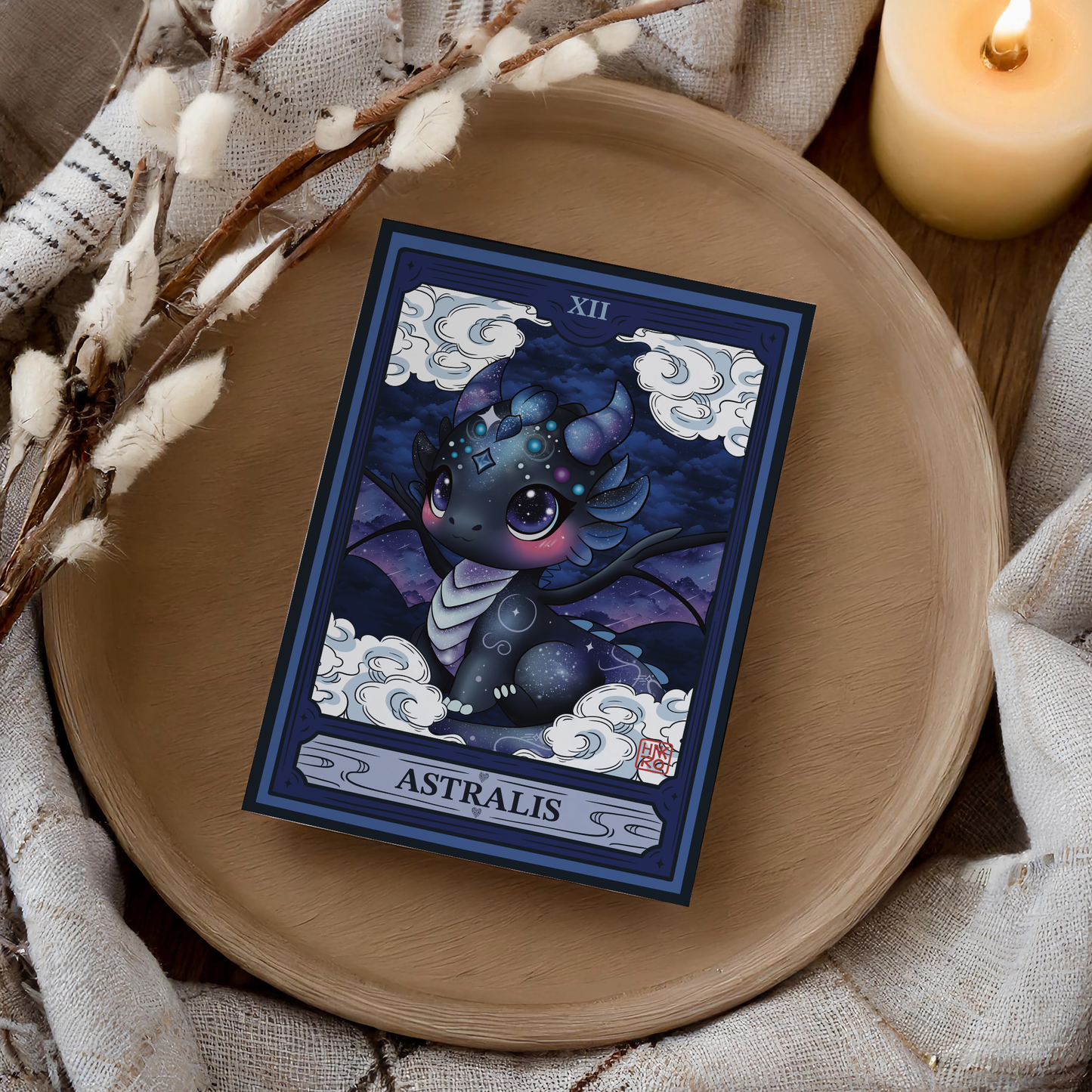 π Illustrated Astralis Card - A5 Size