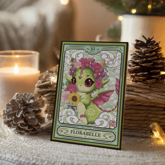 🌸 Carte illustrée Florabelle - Format A5