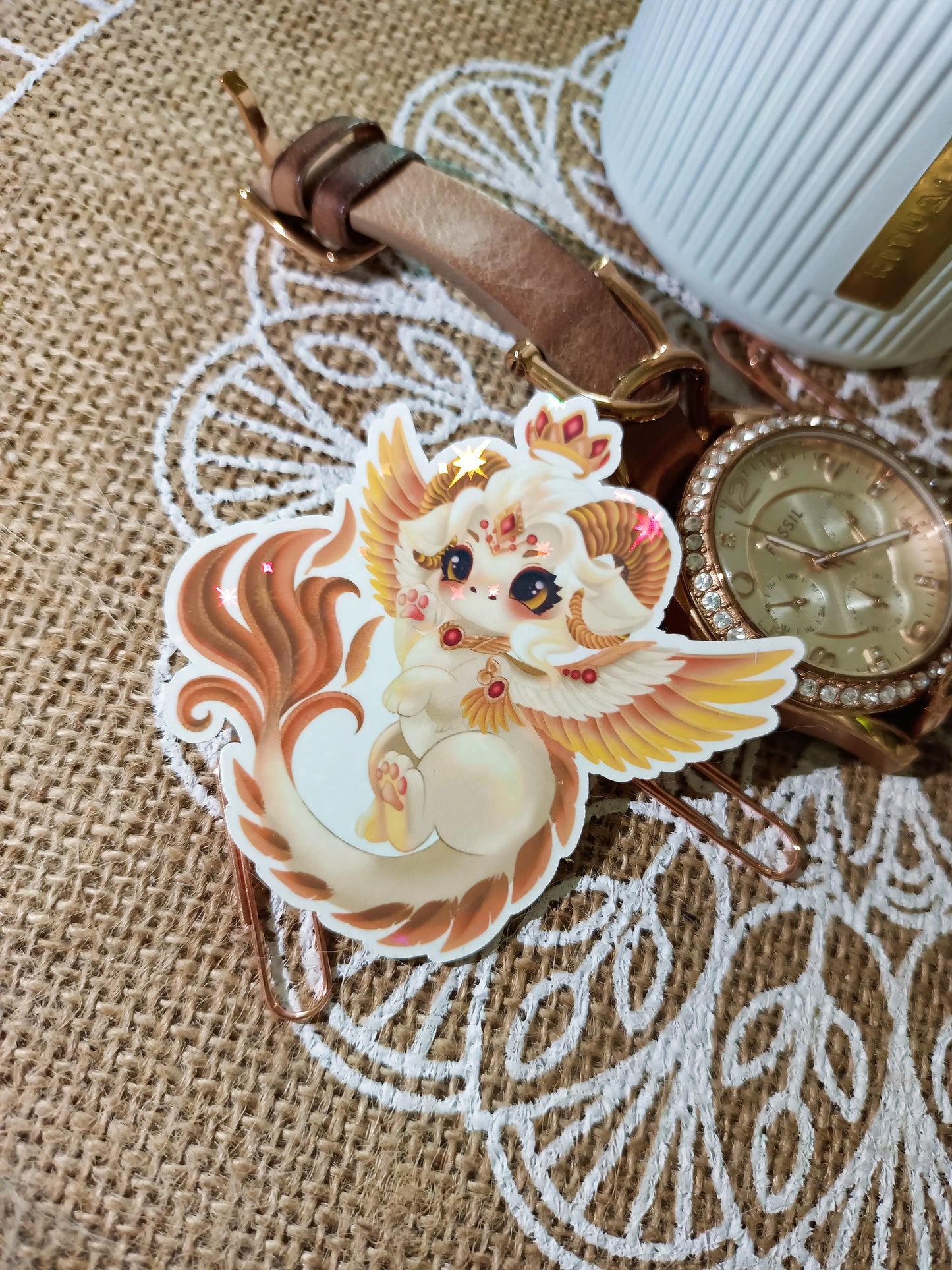 Sticker holographique Luméria