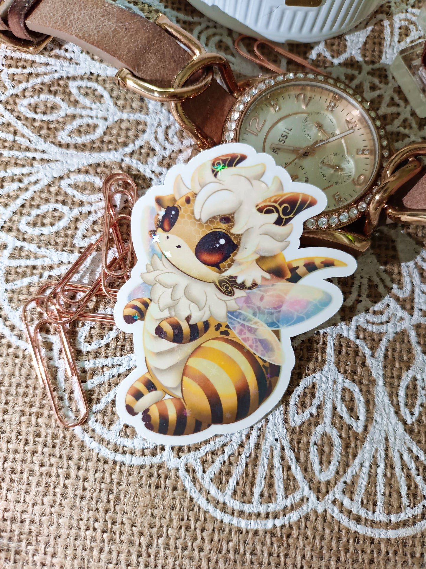 Sticker holographique Mellora