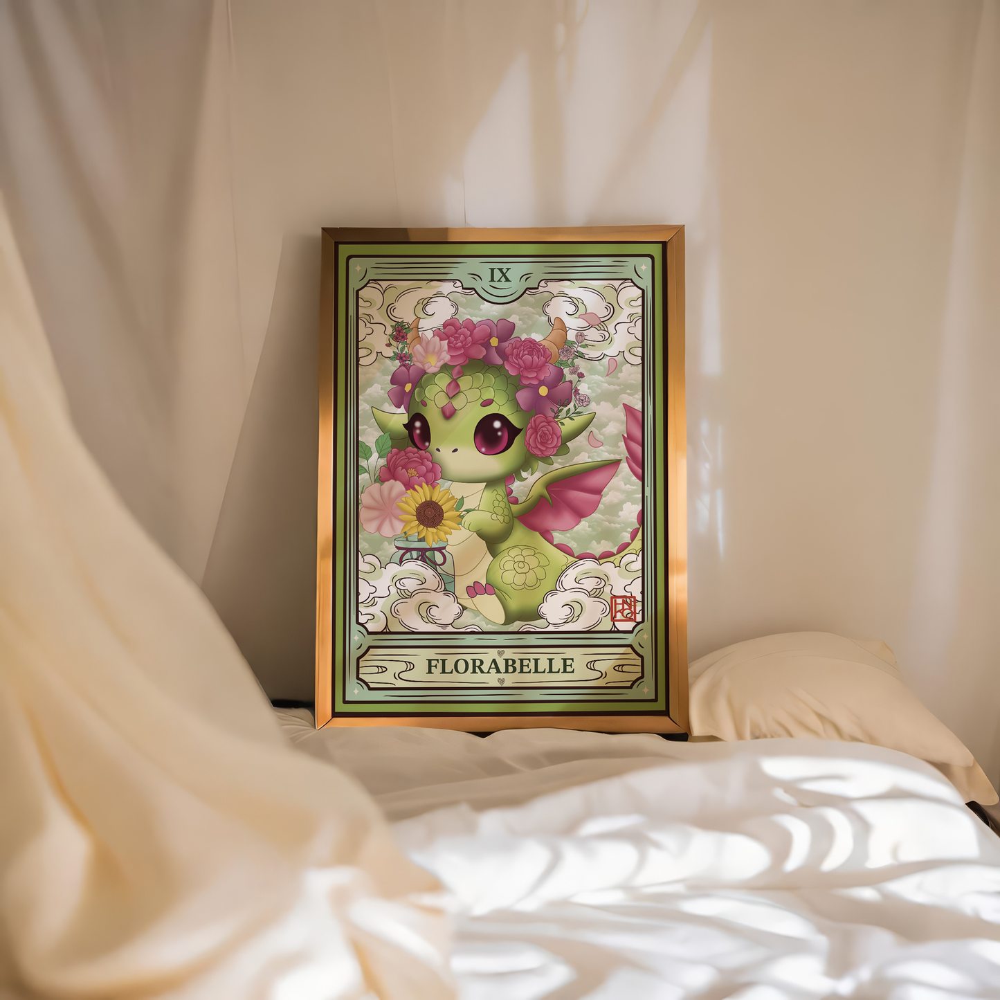 Florabelle Poster: Dragoness of the Blooms