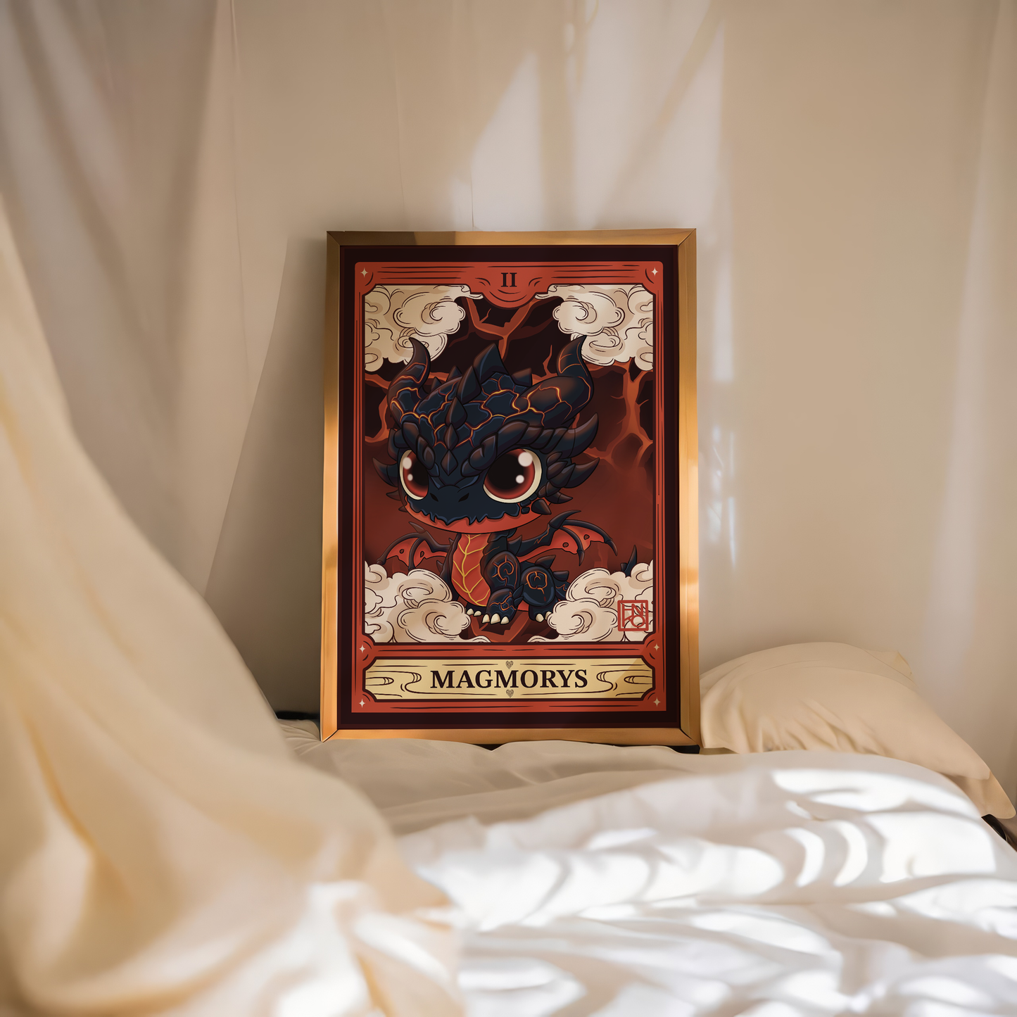 Magmorys Poster: Dragon of the Volcanoes