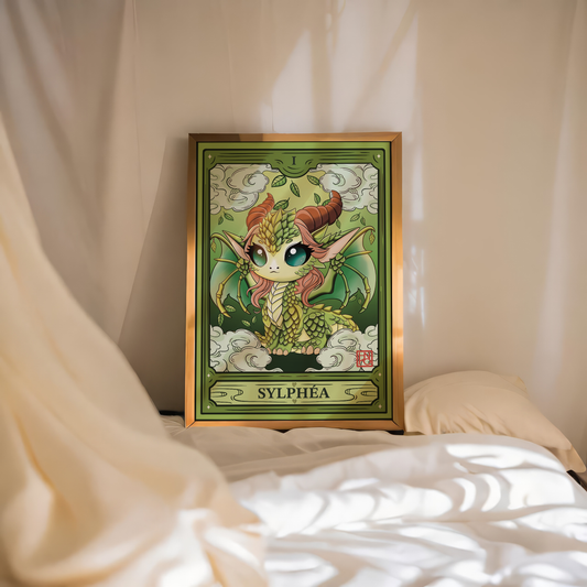 Affiche Sylphéa — Dragonne des plaines forestières