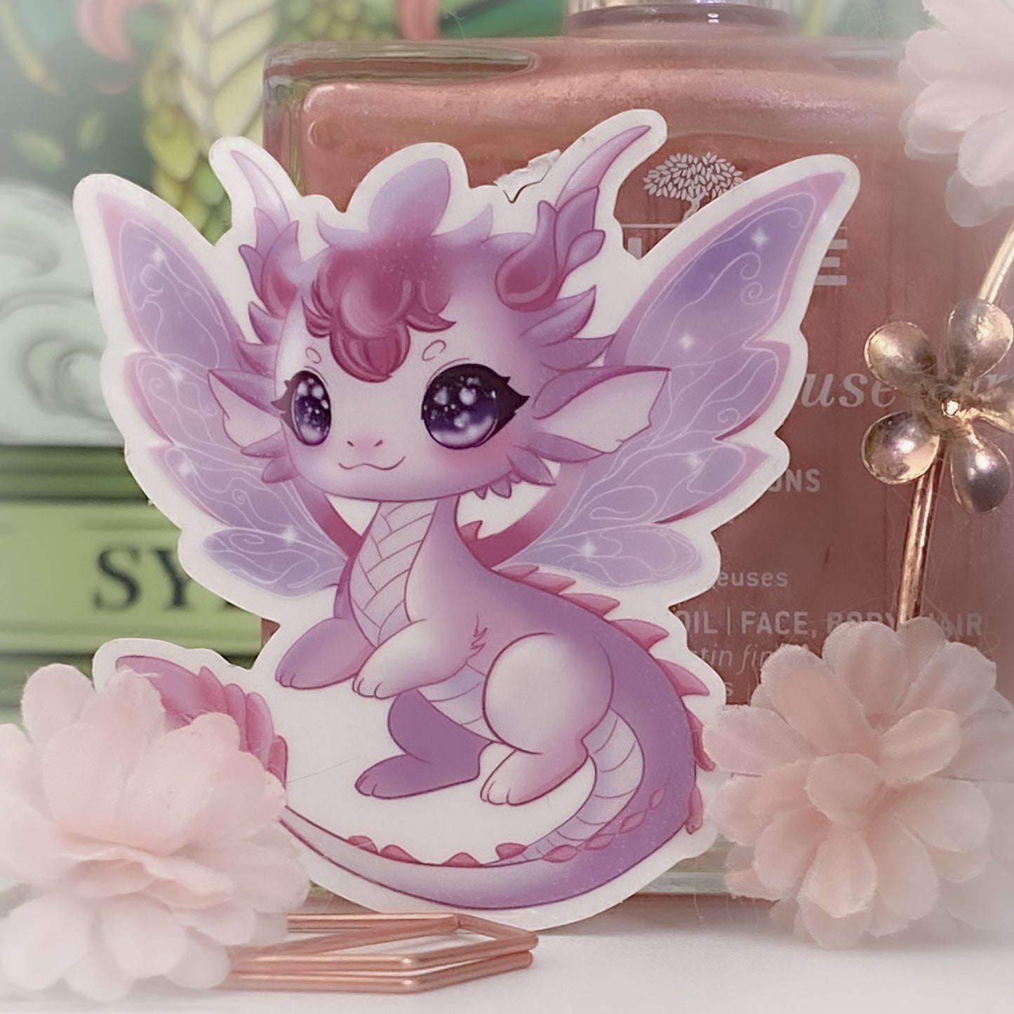 Sticker Lunéa : Dragon des Cycles Lunaires 🌙