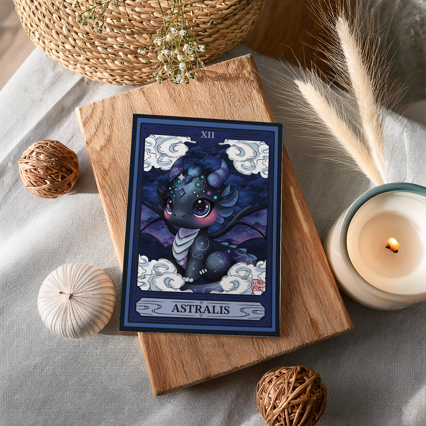✨ Pack de 12 Cartes Illustrées A5 – Collection Le Monde d’Haneko