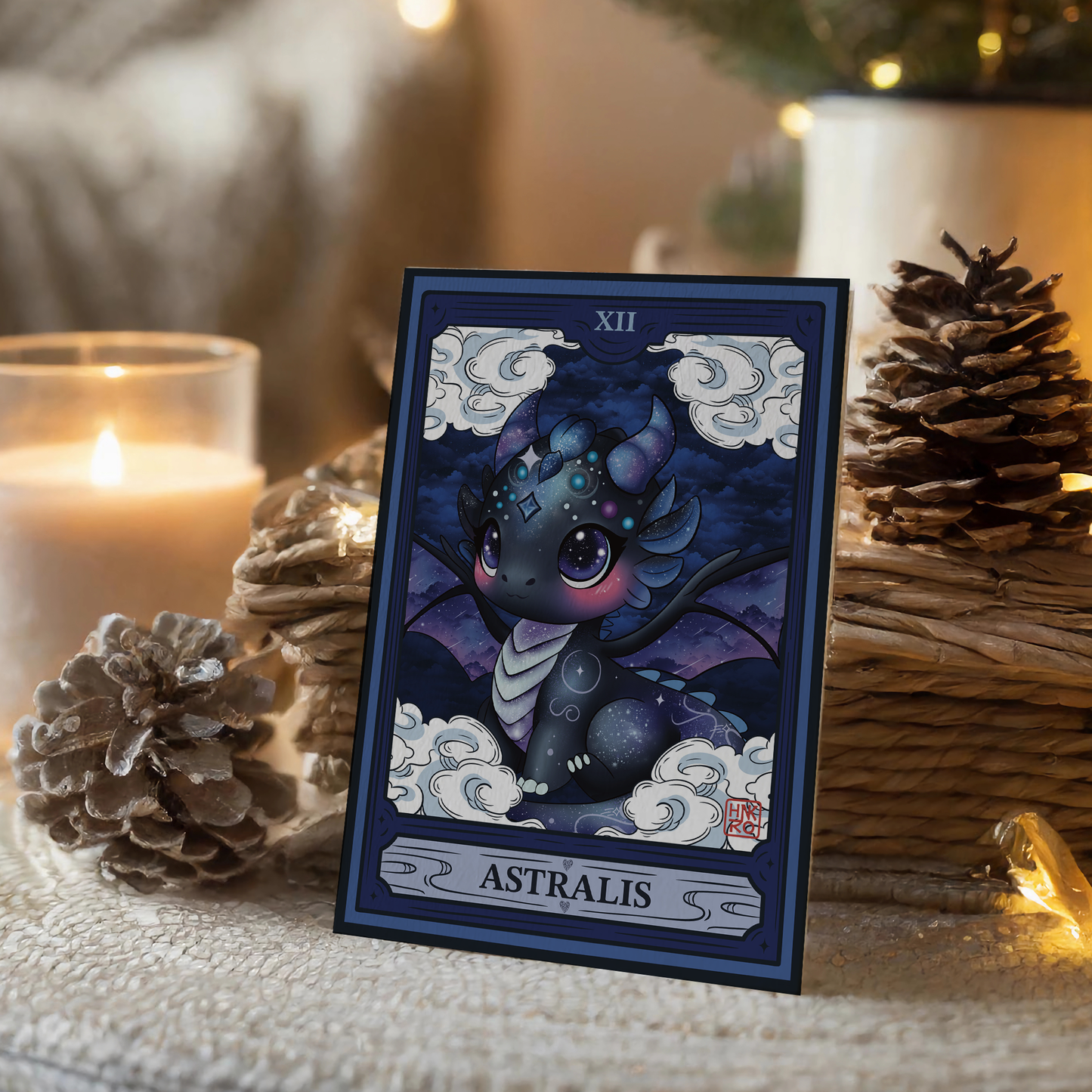 🌌 Illustrated Astralis Card - A5 Size