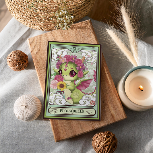 🌸 Carte illustrée Florabelle - Format A5