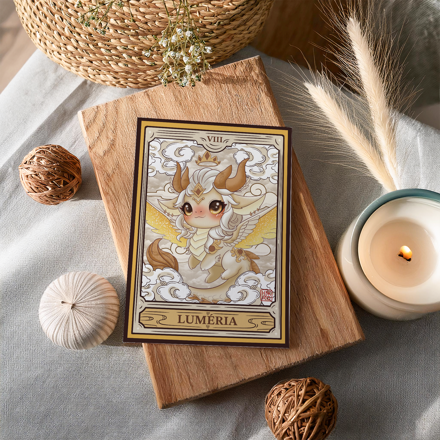 ✨ Carte illustrée Luméria - Format A5