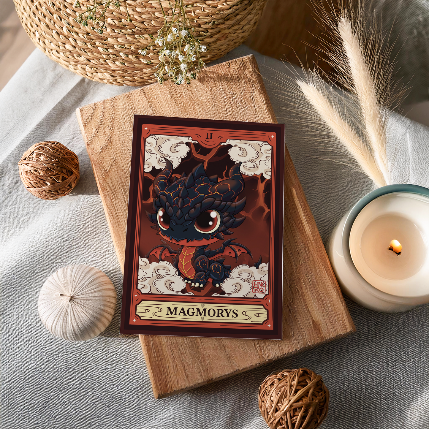 🔥 Carte illustrée Magmorys - Format A5