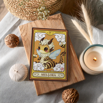 🐝 Carte illustrée Mellora - Format A5