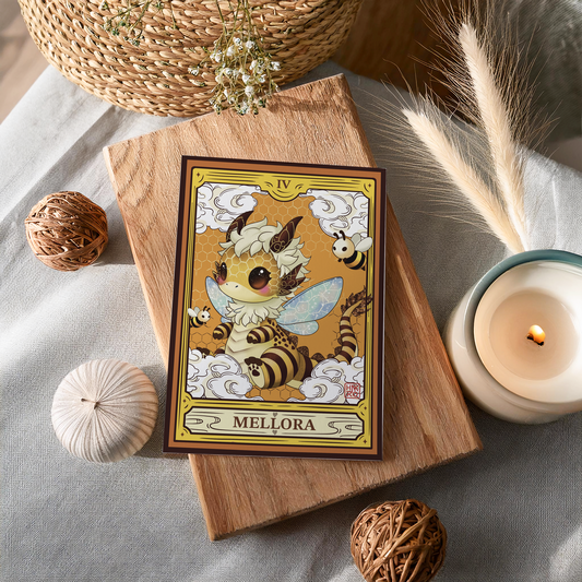 🐝 Carte illustrée Mellora - Format A5