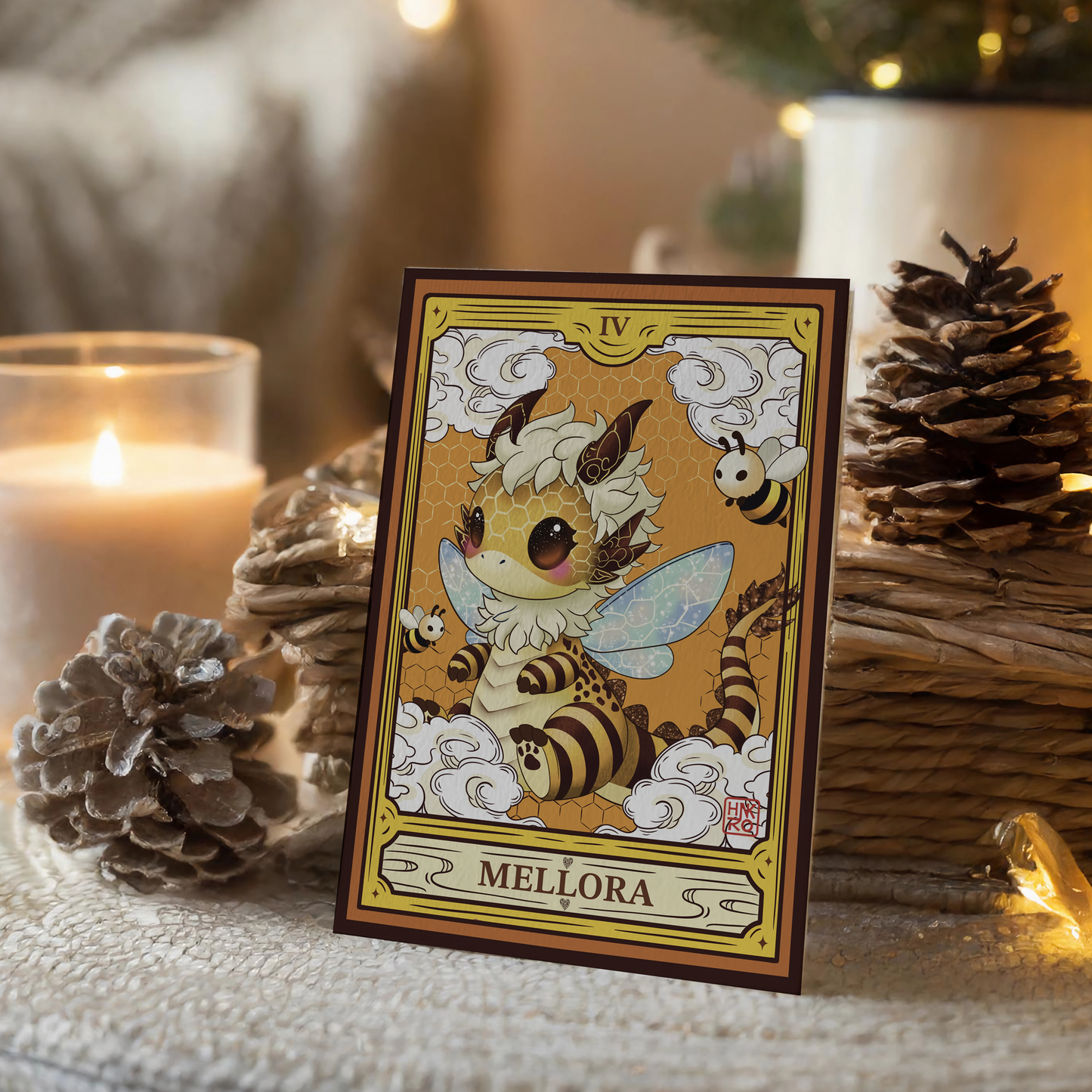 🐝 Carte illustrée Mellora - Format A5