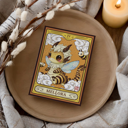 🐝 Carte illustrée Mellora - Format A5