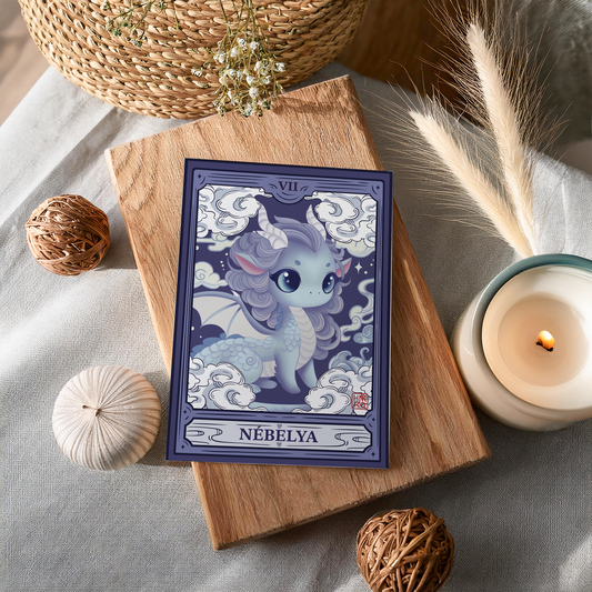 🌫️ Carte illustrée Nebelya - Format A5
