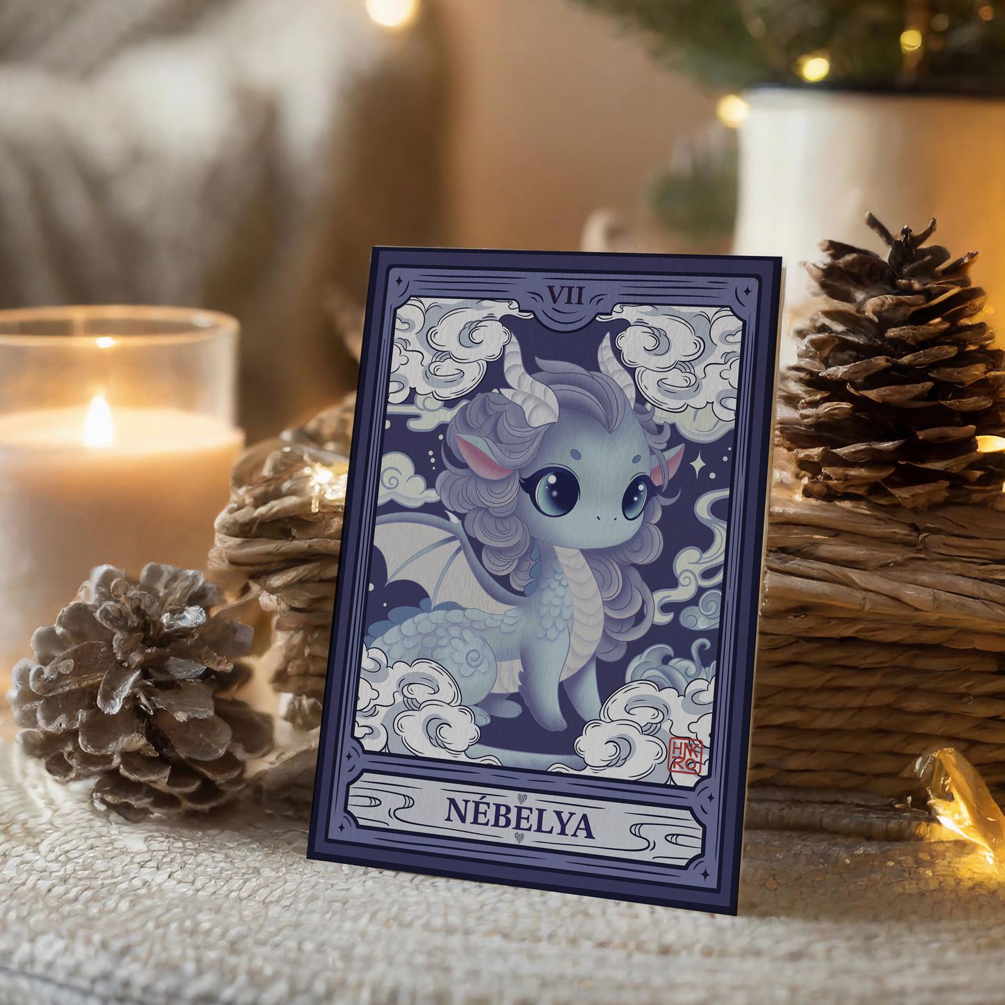 🌫️ Nebelya Illustrated Card - A5 Size