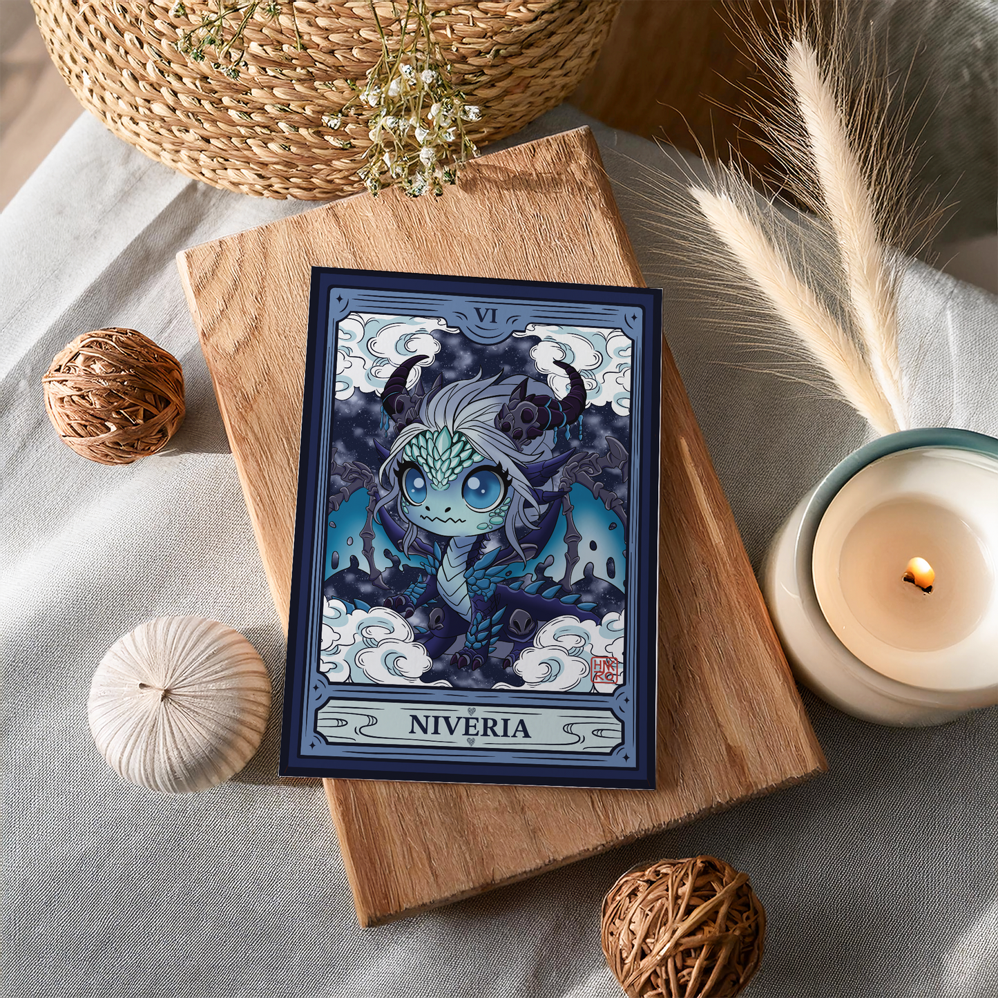 ✨ Pack de 12 Cartes Illustrées A5 – Collection Le Monde d’Haneko