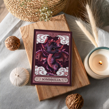 💔 Carte illustrée Sombralia - Format A5