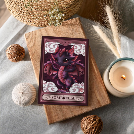 💔 Carte illustrée Sombralia - Format A5