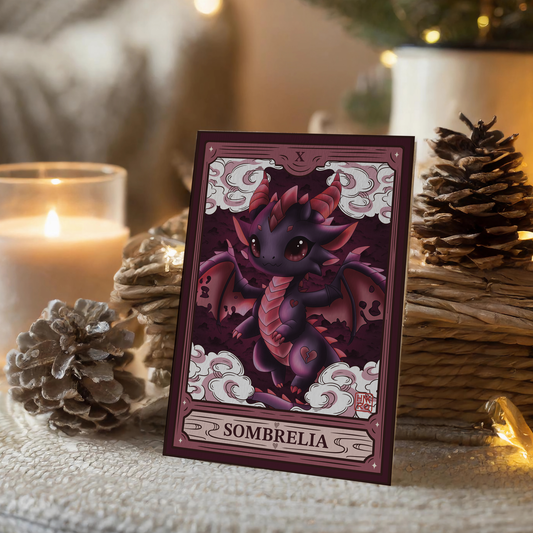💔 Carte illustrée Sombralia - Format A5