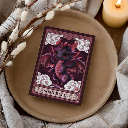 💔 Carte illustrée Sombralia - Format A5