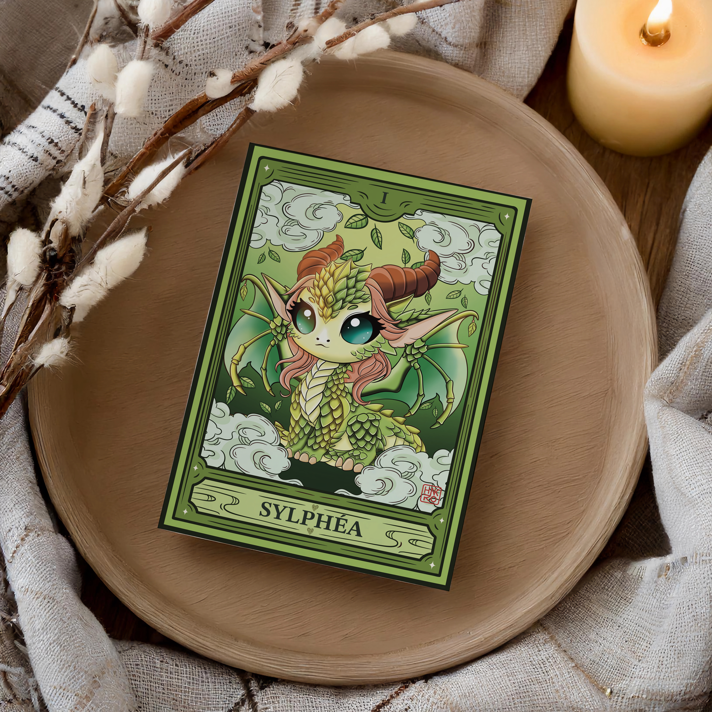 🌬️ Carte illustrée Sylphéa - Format A5