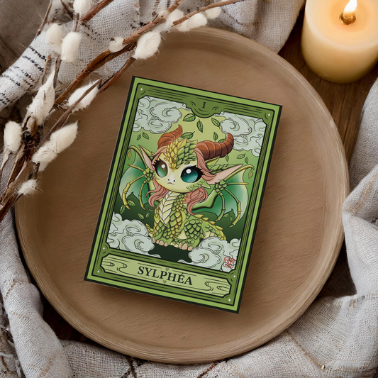 🌬️ Carte illustrée Sylphéa - Format A5