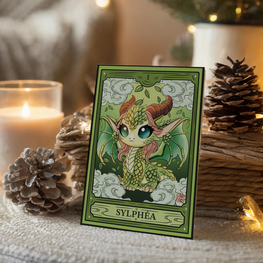 🌬️ Carte illustrée Sylphéa - Format A5