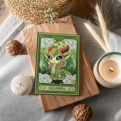 🌬️ Carte illustrée Sylphéa - Format A5