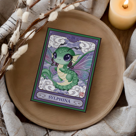 🎐 Carte illustrée Sylphina - Format A5