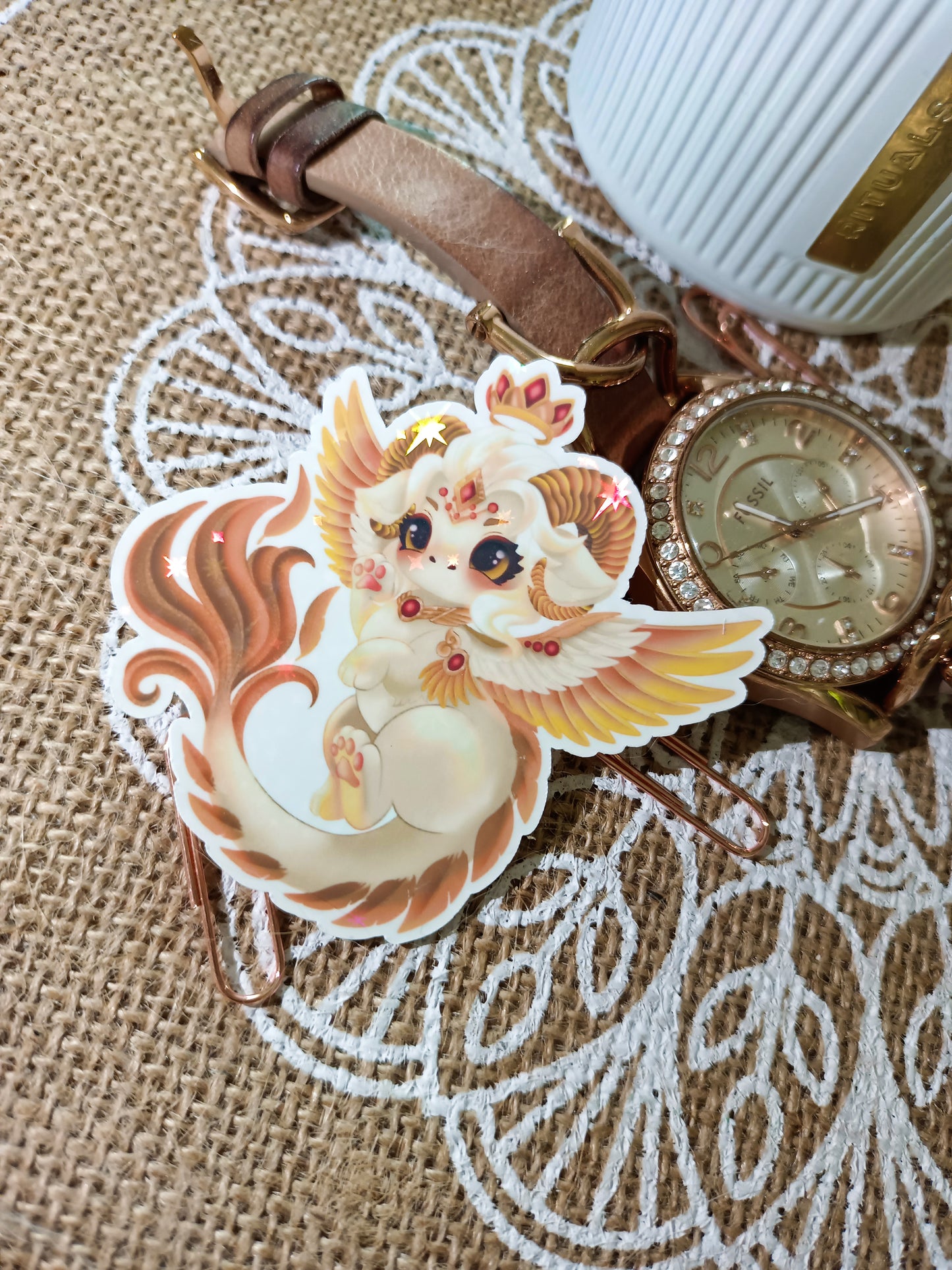 Sticker holographique Luméria
