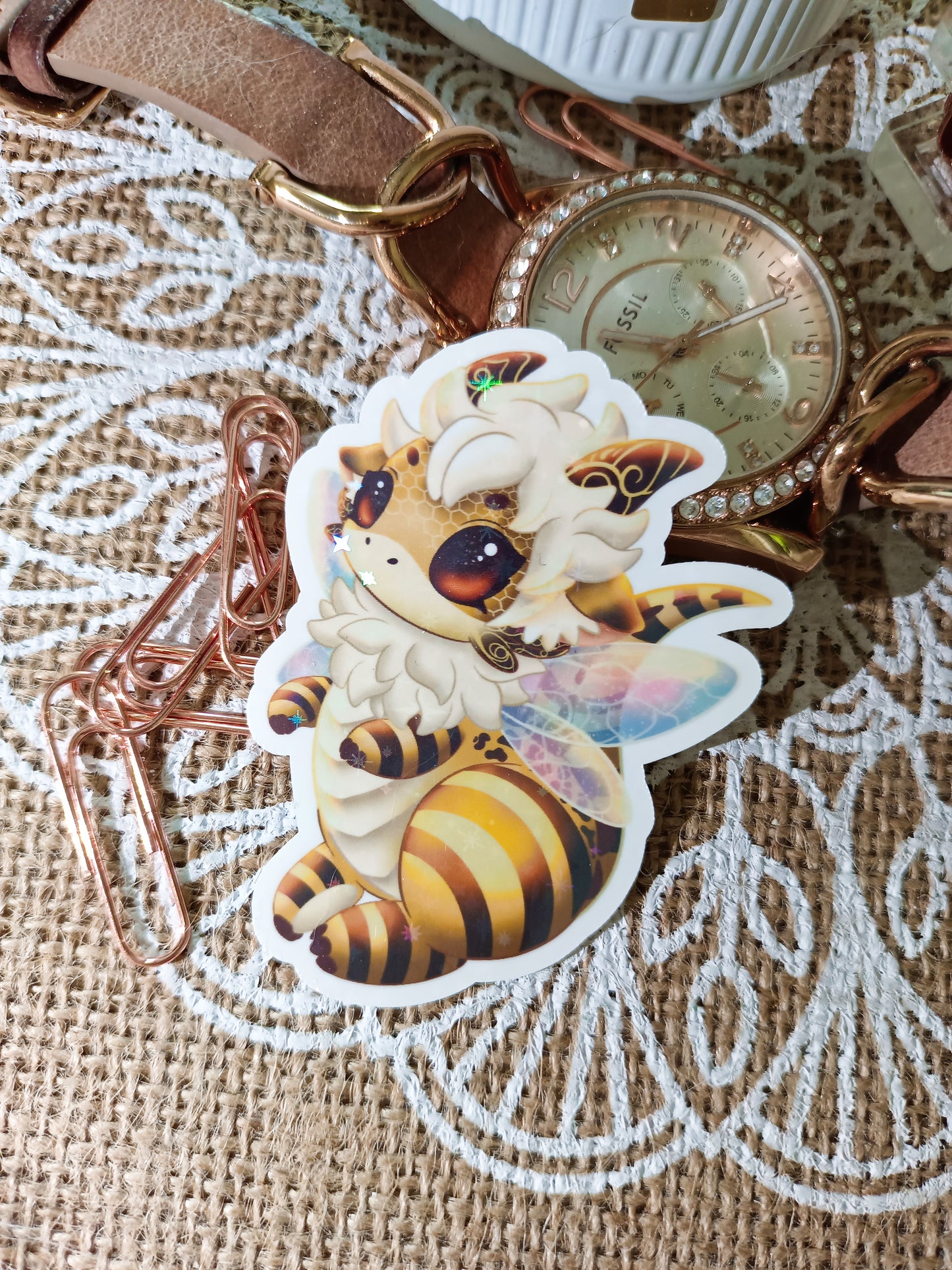 Sticker holographique Mellora