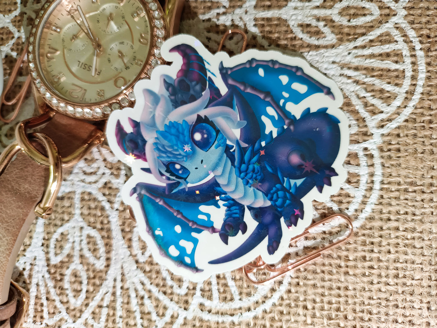 Sticker holographique Nivéria