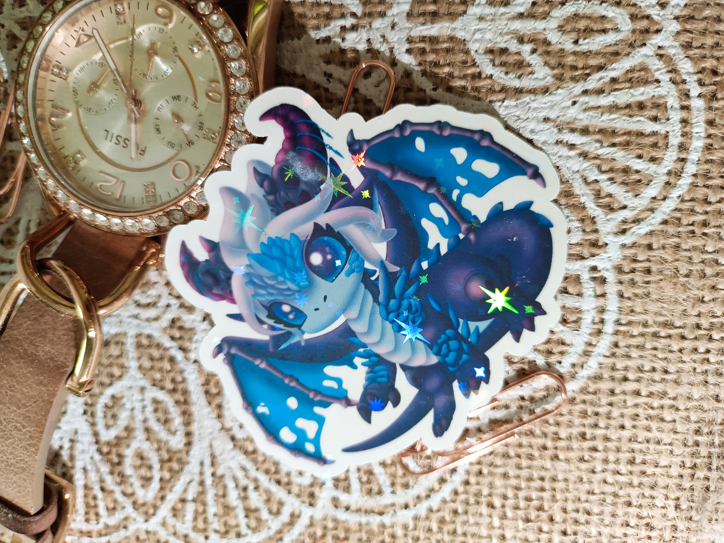 Sticker holographique Nivéria