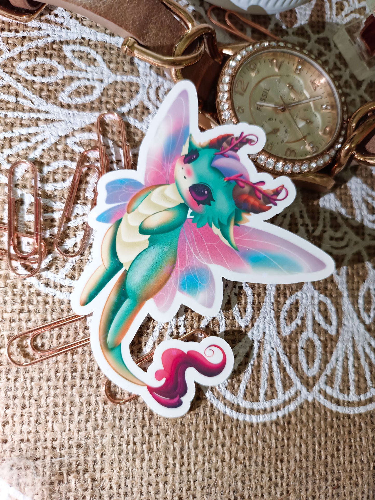 Sticker holographique Sylphina