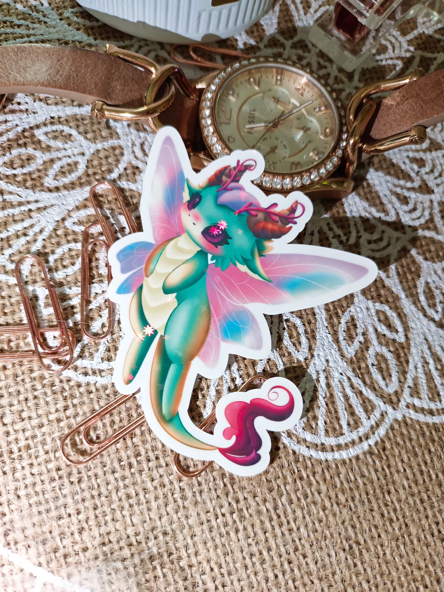 Sticker holographique Sylphina