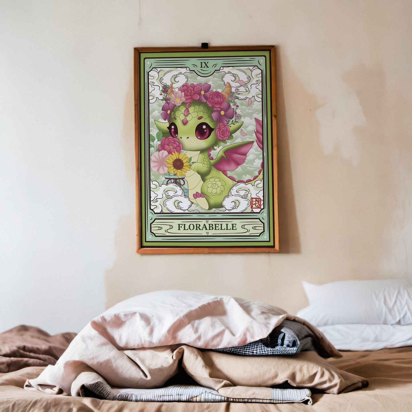 Florabelle Poster: Dragoness of the Blooms