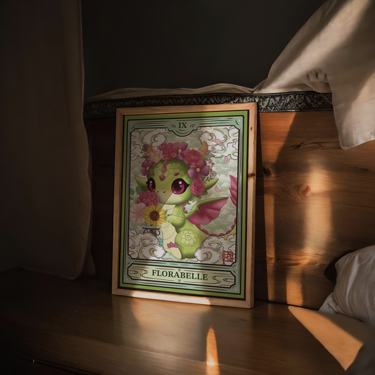 Affiche Florabelle : Dragonne des floraisons