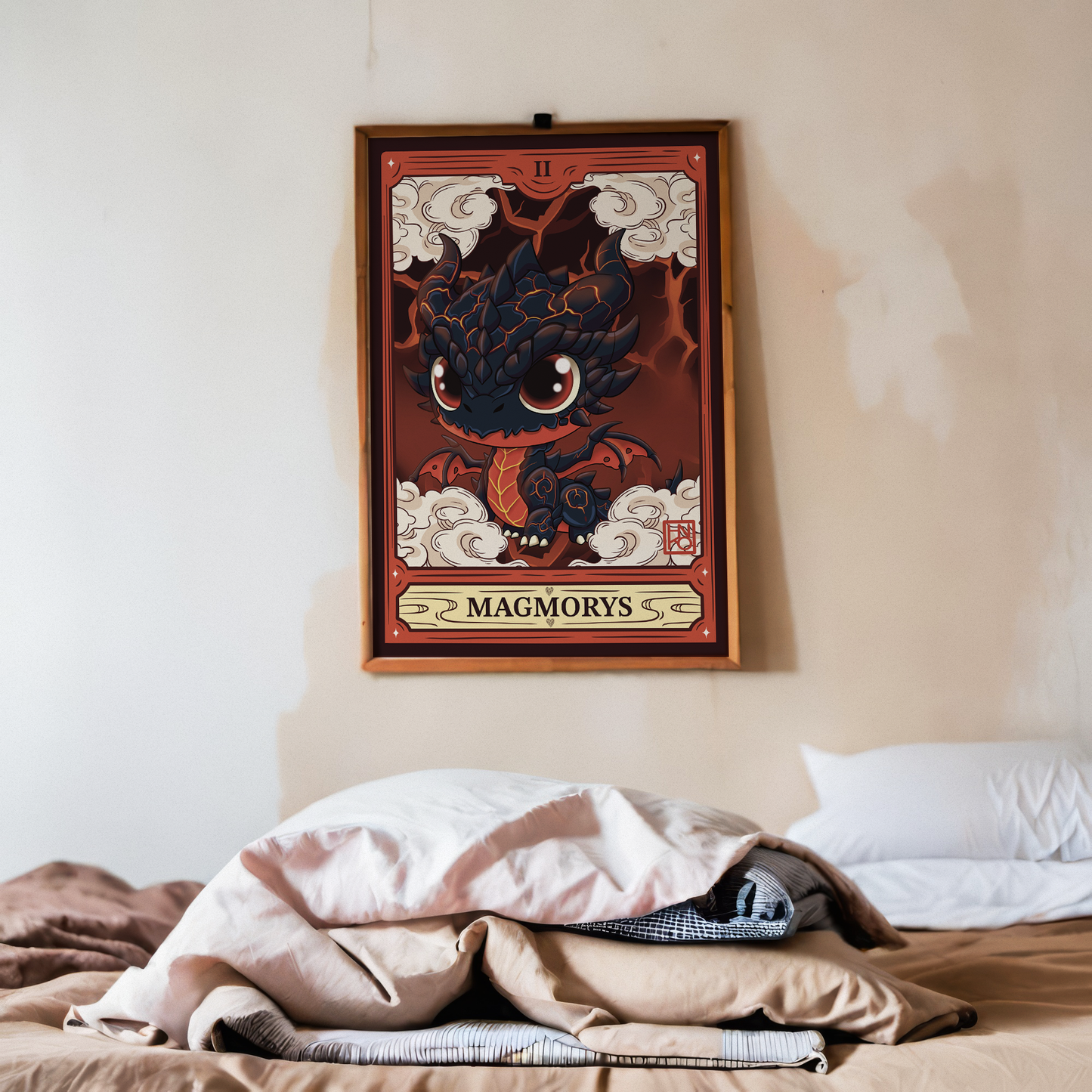 Magmorys Poster: Dragon of the Volcanoes