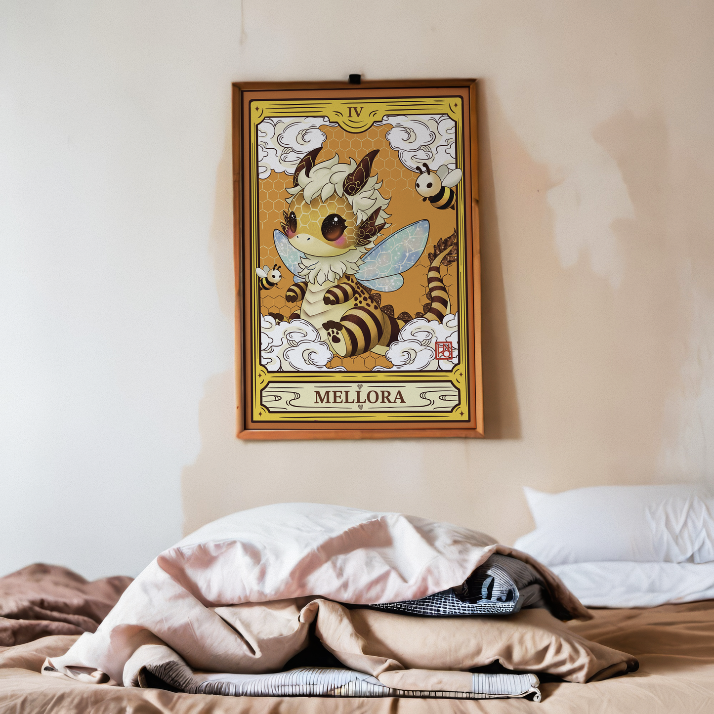 Mellora Poster: Dragoness of Nectar and Blossoms