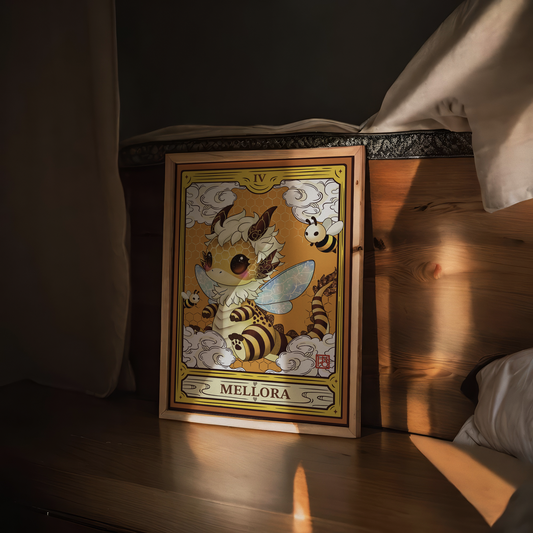 Affiche Mellora : Dragonne du nectar et des floraisons