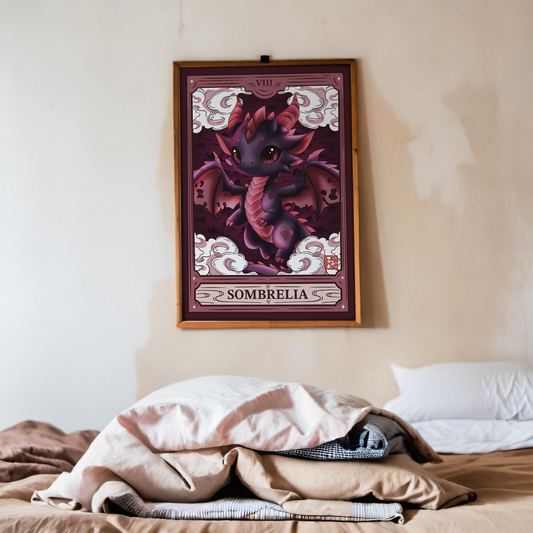 Affiche Sombrélia : Dragonne des cœurs brisés