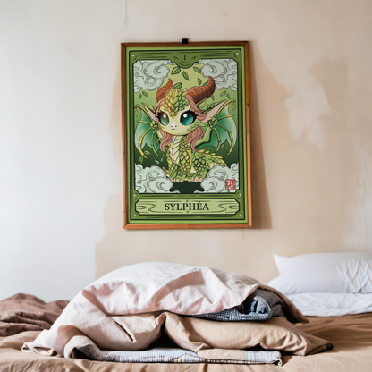 Affiche Sylphéa — Dragonne des plaines forestières