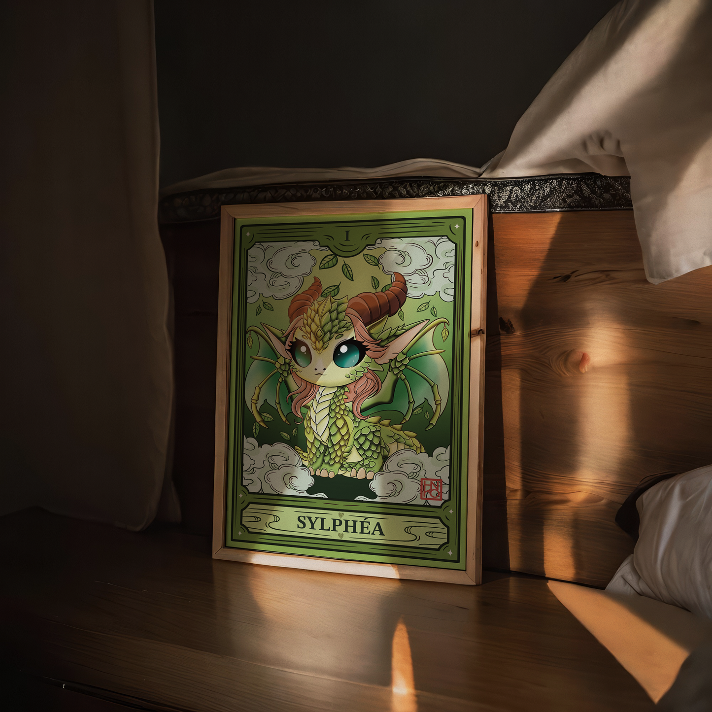 Affiche Sylphéa — Dragonne des plaines forestières