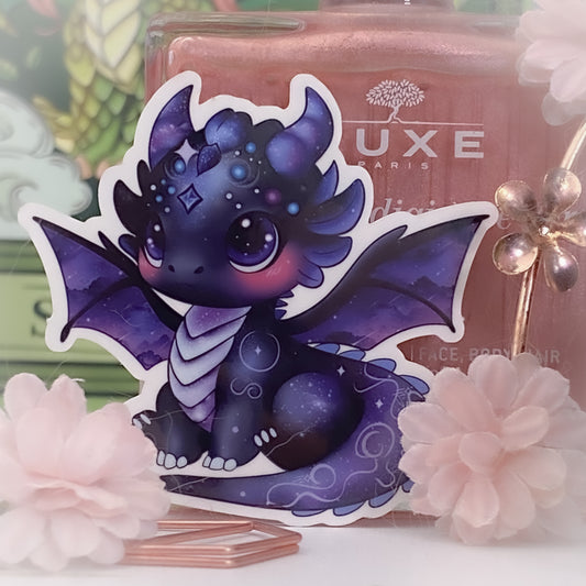 Sticker Astralis : Dragonne du Cosmos et des Étoiles 🌌