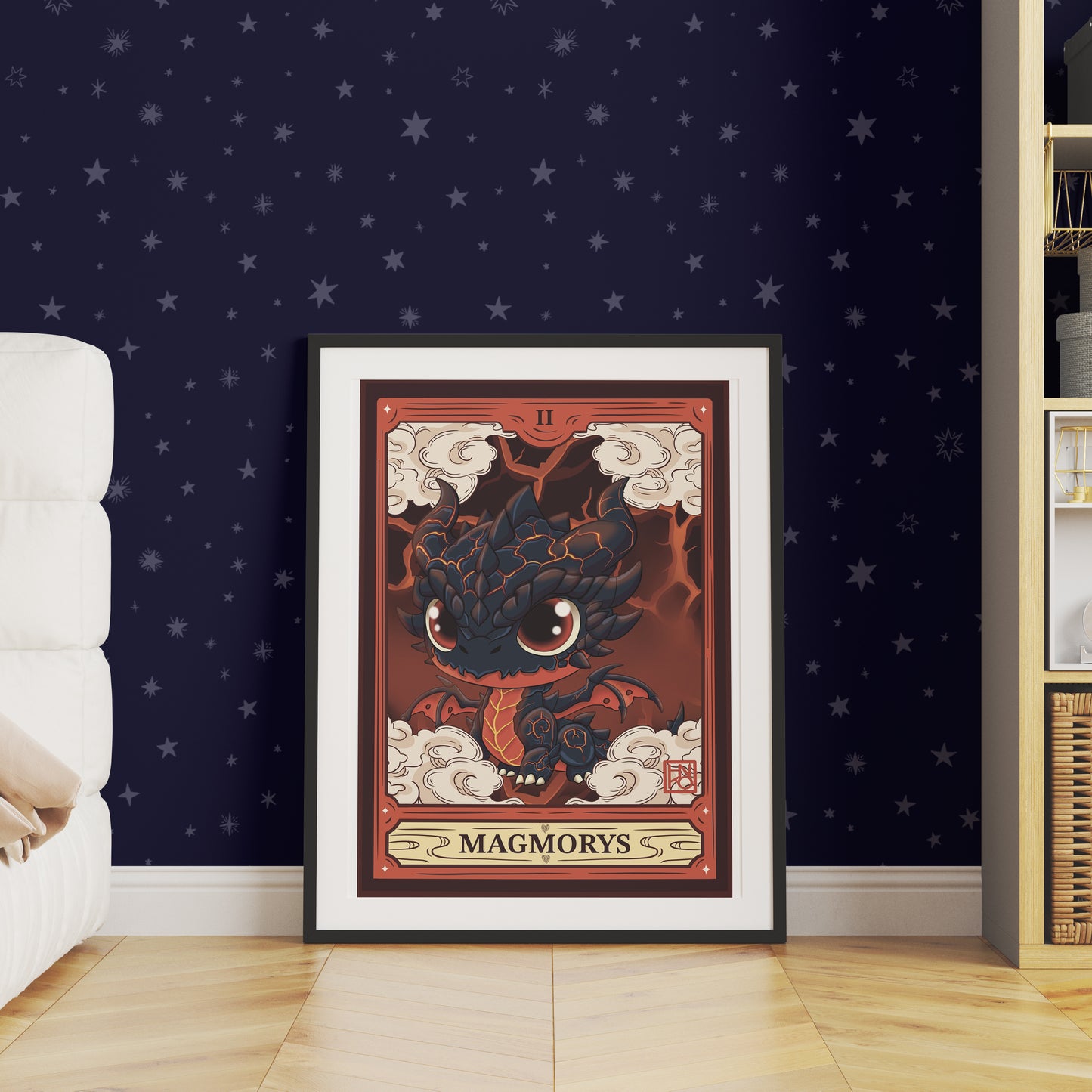 Magmorys Poster: Dragon of the Volcanoes
